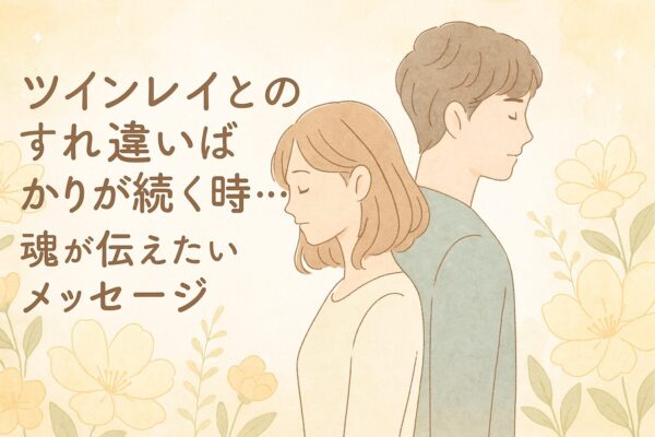 ツインレイとのすれ違いばかりが続く時…魂が伝えたいメッセージ