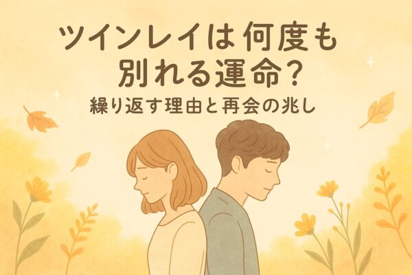 ツインレイは何度も別れる運命？繰り返す理由と再会の兆し